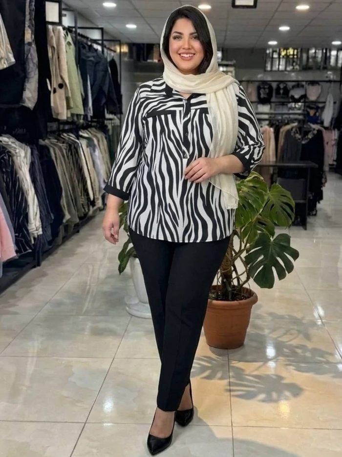 شومیز 4 دکمه - تصویر 4