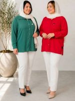 شومیز تک جیب آهو
