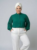 شومیز آستین پلیسه K