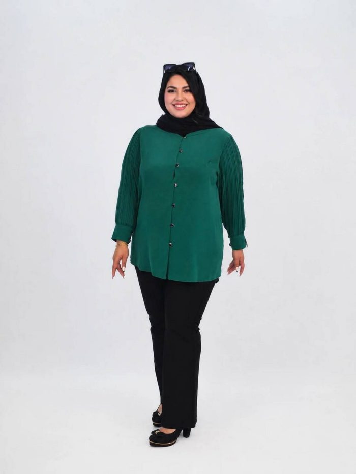 شومیز آستین پلیسه Z - تصویر 5