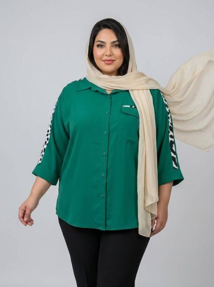 شومیز خرجکار پلنگی