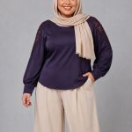 شومیز سرشانه گیپور Z
