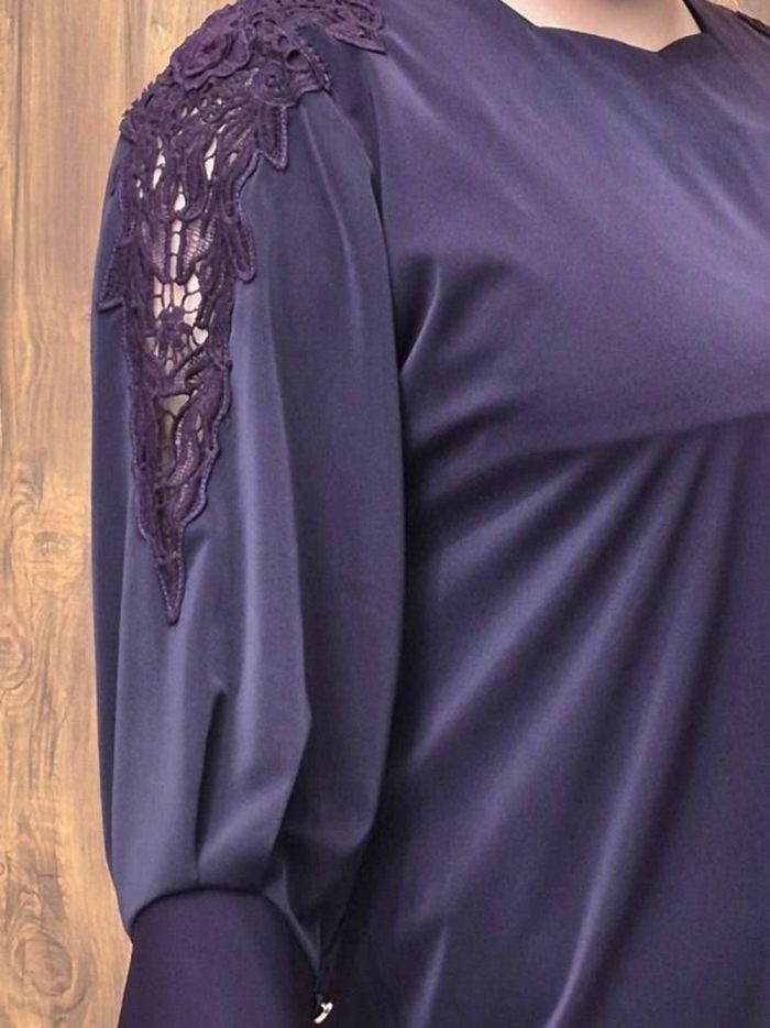 شومیز سرشانه گیپور Z - تصویر 2