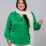 شومیز یقه هفت کراواتی