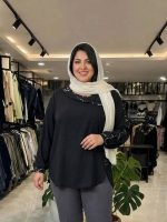 شومیز یقه قایقی - تصویر 4