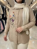 شومیز گل بنفشه - تصویر 6