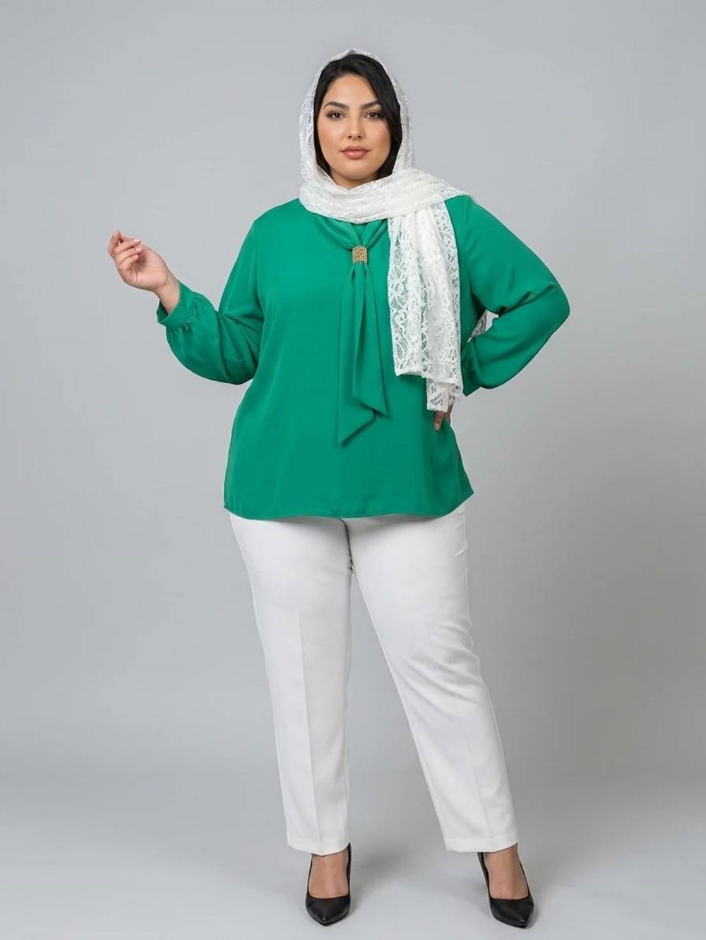 keravati baste (2) شومیز کراواتی بسته - تصویر 1