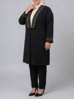 مانتو گلدوزی روژین - تصویر 5
